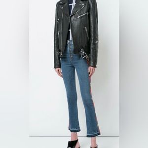 Veronica Beard Carolyn Tuxedo 10” Baby Bootcut Jeans